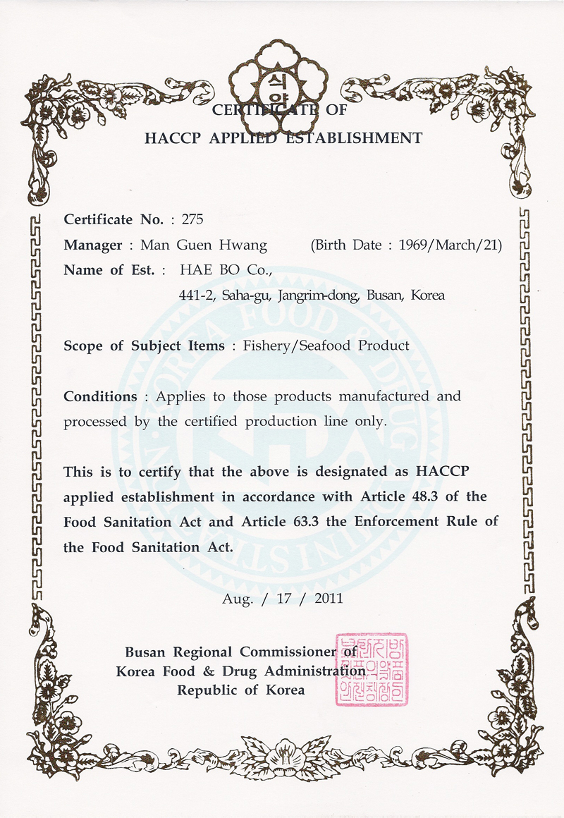 HACCP